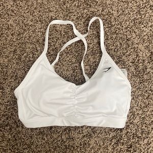 Gymshark white sports bra size XS